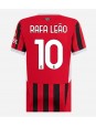 Ženske Nogometnih dresov AC Milan Rafael Leao #10 Domači 2024-25 Kratki rokavi